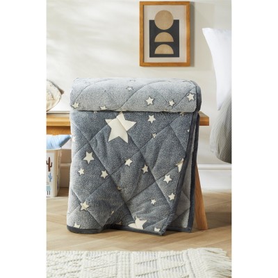 homelife,glow,in,the,dark,star,weighted,blanket,3kg,grey