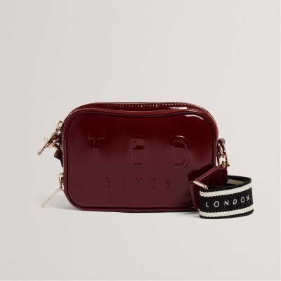 чанта,дамски,чанти,дамски,летни,чанти,и,портмонета,аксесоари,на,разпродажба,ted,baker,women's,webbing,s,crossbody,bag,oxblood