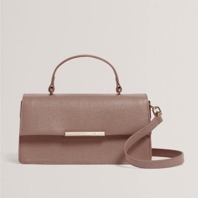ted,baker,womens,bar,detail,wide,leather,crossbody,bag,taupe
