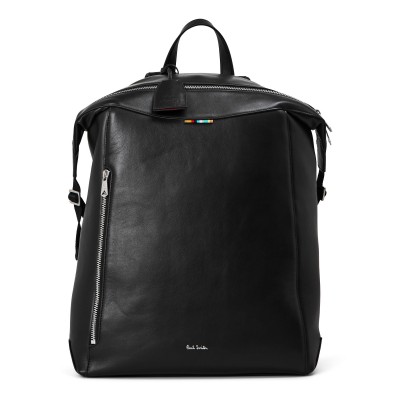 paul,smith,men,s,leather,backpack,black