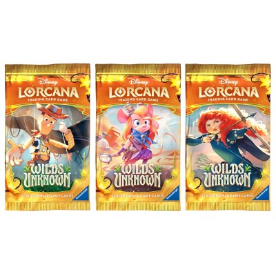 игри,и,технологии,disney,lorcana,wilds,unknown,booster,pack,booster,pack