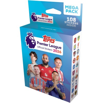 игри,и,технологии,topps,premier,league,stickers,2026,mega,pack,mega,pack