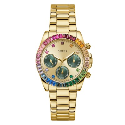 часовник,часовници,guess,guess,halo,watch,52,gold