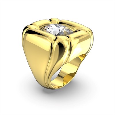 аксесоари,на,разпродажба,swarovski,dulcis,cocktail,ring,cushion,cut,gold,tone,gold,tone,plated,gold,tone