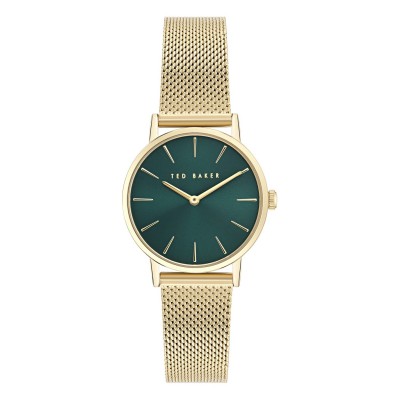 часовник,часовници,ted,baker,ted,baker,staciie,watch,gold,green