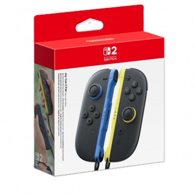 nintendo,joy,con,2,controllers,blue,yellow,blue,yellow