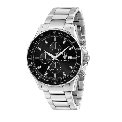 часовник,часовници,аксесоари,на,разпродажба,maserati,sfida,watch,black,silver