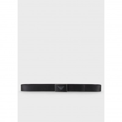 колан,колани,emporio,armani,men,s,plate,buckle,premium,leather,belt,black,80001