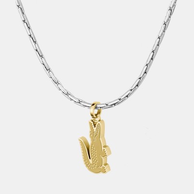 lacoste,gents,arthor,necklace,bi,metal