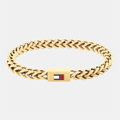 бижутерия,tommy,hilfiger,tommy,hilfiger,men’s,chain,bracelet,gold
