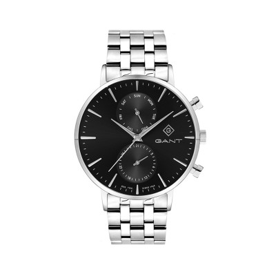 часовник,бижутерия,часовници,аксесоари,на,разпродажба,gant,men's,park,hill,analogue,quartz,watch,black,silver