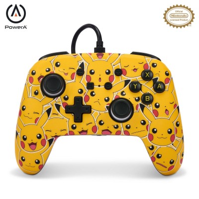аксесоари,на,разпродажба,powera,enhanced,wired,controller,for,nintendo,switch,pikachu,moods,pikachu,moods