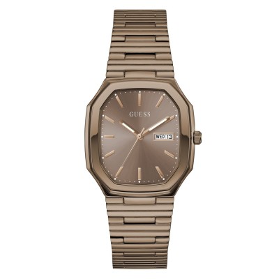 часовник,бижутерия,часовници,аксесоари,на,разпродажба,guess,men's,oliver,quartz,analogue,watch,brown,brown