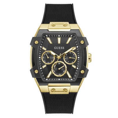 часовник,бижутерия,часовници,guess,men's,phoenix,analogue,quartz,watch,black,metallic