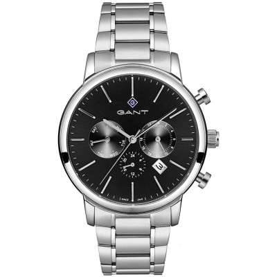 часовник,часовници,аксесоари,на,разпродажба,gant,gant,cleveland,black,metal,watch,stainless,steel,watch,silver,black