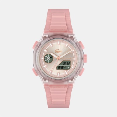 мъжки,часовник,часовници,lacoste,watches,mens,lc33,silicone,strap,watch,pink,gray