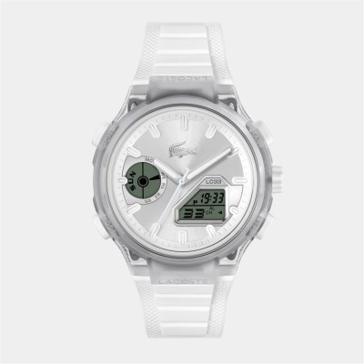 мъжки,часовник,часовници,lacoste,watches,mens,lc33,silicone,strap,watch,clear