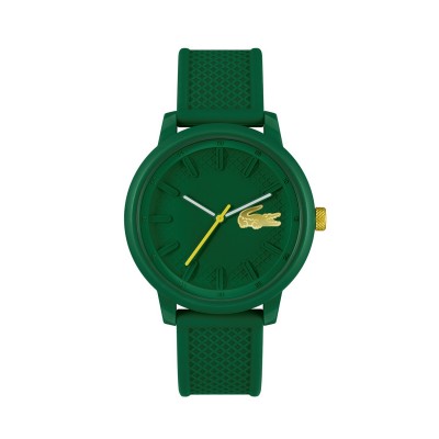 часовник,часовници,lacoste,lacoste,gents,12.12,hero,silicone,strap,watch,green