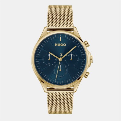 часовник,часовници,аксесоари,на,разпродажба,hugo,gents,hugo,#smash,multi,watch,blue,gold