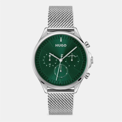 часовник,часовници,hugo,gents,hugo,#smash,multi,watch,green,silver