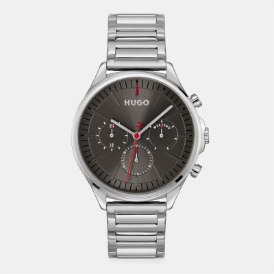 часовник,часовници,аксесоари,на,разпродажба,hugo,gents,hugo,#smash,multi,watch,grey,silver