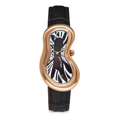 часовник,часовници,exaequo,melting,quartz,analogue,watch,black,dial
