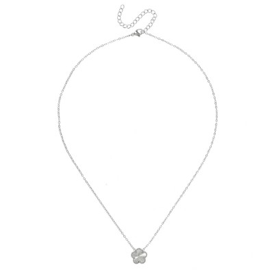 коледни,подаръци,за,нея,всички,коледни,подаръци,miso,flower,necklace,silver