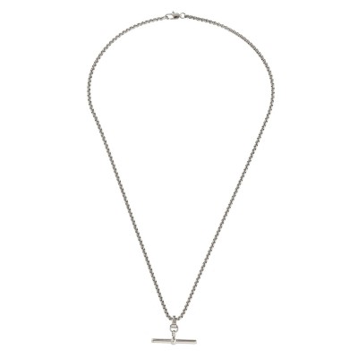 бижутерия,коледни,подаръци,за,нея,всички,коледни,подаръци,fabric,men's,t,bar,metal,chain,necklaces,silver