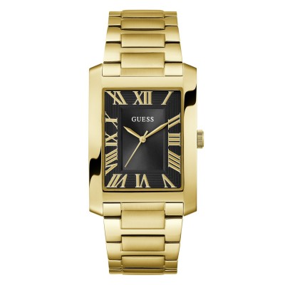часовник,бижутерия,часовници,guess,men's,clyde,analogue,quartz,watch,black,gold