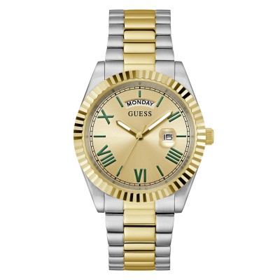 часовник,бижутерия,часовници,аксесоари,на,разпродажба,guess,men's,connoisseur,analogue,quartz,watch,gold,metallics