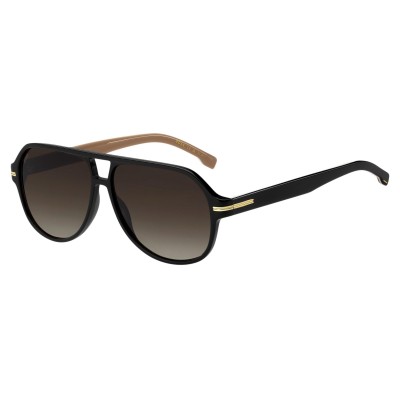 boss,men,s,su,contemporary,square,sunglasses,black