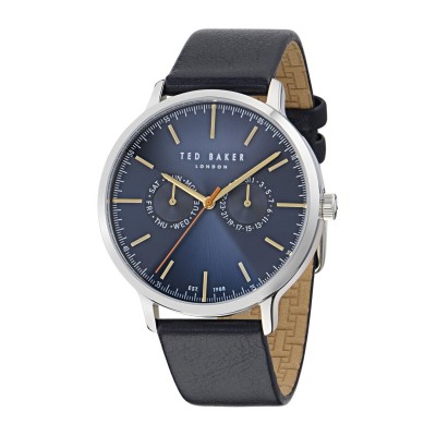 часовник,бижутерия,часовници,ted,baker,men's,haarvin,analogue,quartz,watch,blue,silver