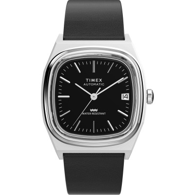 часовник,часовници,timex,men's,auto,analogue,watch,black,silver