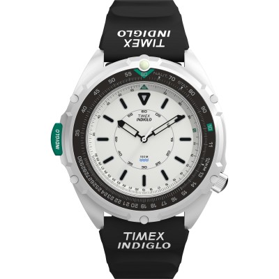 часовник,часовници,timex,1995,intrepid,watch,white,silver