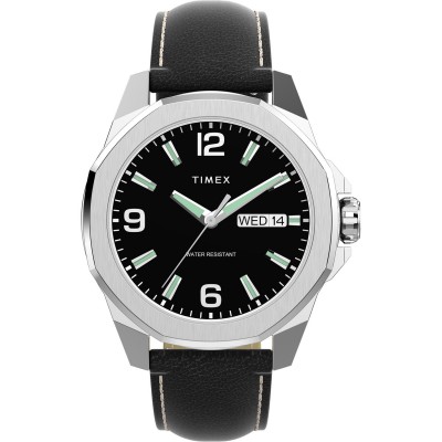часовник,часовници,timex,trend,watch,black,silver