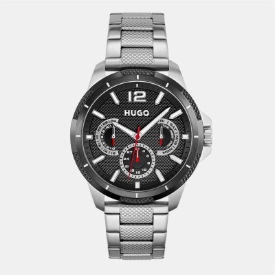 часовник,часовници,аксесоари,на,разпродажба,hugo,gents,hugo,#sport,bracelet,watch,black,silver