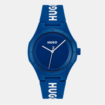 часовник,часовници,hugo,hugo,#lit,silicone,strap,watch,blue,blue