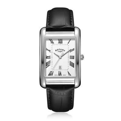 часовник,часовници,rotary,rotary,dress,watch,white,black