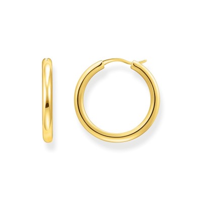 бижутерия,thomas,sabo,women's,sterling,silver,hoop,earrings,goldplate