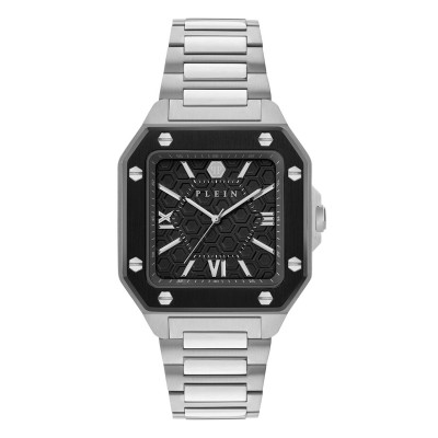 часовник,часовници,philipp,plein,rock,couture,watch,black,two,tone