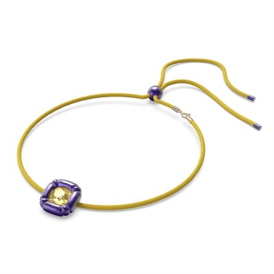 аксесоари,на,разпродажба,swarovski,dulcis,necklace,cushion,cut,purple,gold,purple