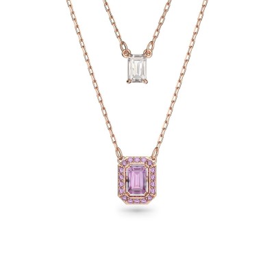 аксесоари,на,разпродажба,swarovski,una,layered,necklace,rose,gold