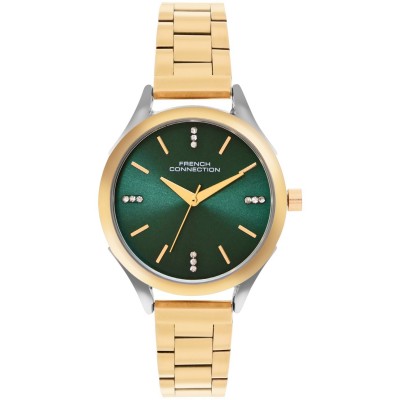 дамски,часовник,часовници,аксесоари,на,разпродажба,french,connection,connection,stella,maris,round,dial,womens,analogue,watch,green