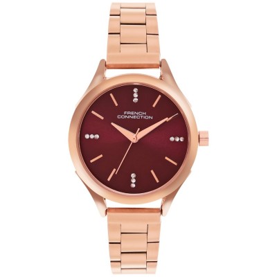 дамски,часовник,часовници,аксесоари,на,разпродажба,french,connection,connection,stella,maris,round,dial,womens,analogue,watch,plum