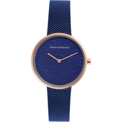 дамски,часовник,часовници,аксесоари,на,разпродажба,french,connection,connection,womens,fleur,analog,watch,blue,strap,blue
