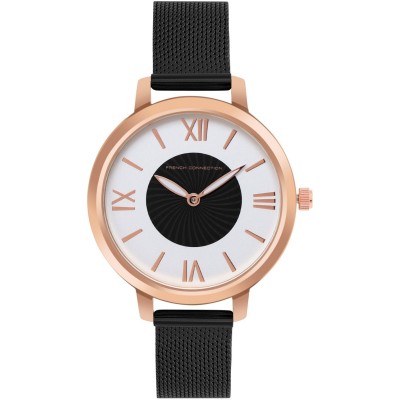часовник,часовници,аксесоари,на,разпродажба,french,connection,connection,analog,watch,for,women,black
