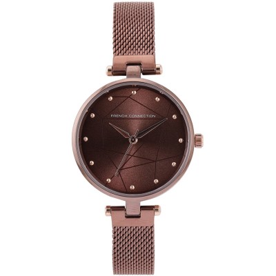 дамски,часовник,часовници,аксесоари,на,разпродажба,french,connection,connection,womens,analog,watch,brown,case,brown