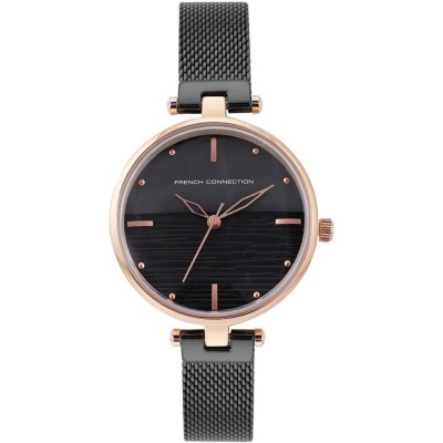 дамски,часовник,часовници,аксесоари,на,разпродажба,french,connection,connection,womens,cherie,analog,watch,black,strap,mop,black