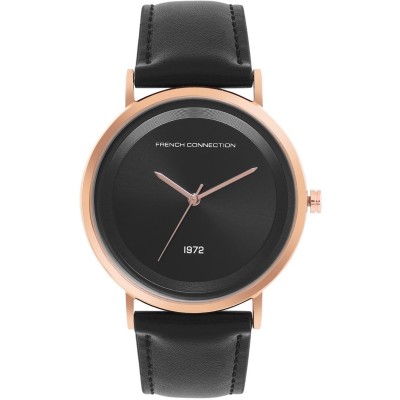 часовник,часовници,аксесоари,на,разпродажба,french,connection,connection,men,crizel,black,dial,analog,watch,black