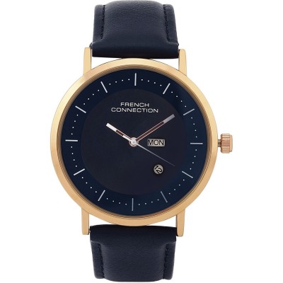 часовник,часовници,аксесоари,на,разпродажба,french,connection,connection,ikon,blue,round,analog,watch,for,men,blue